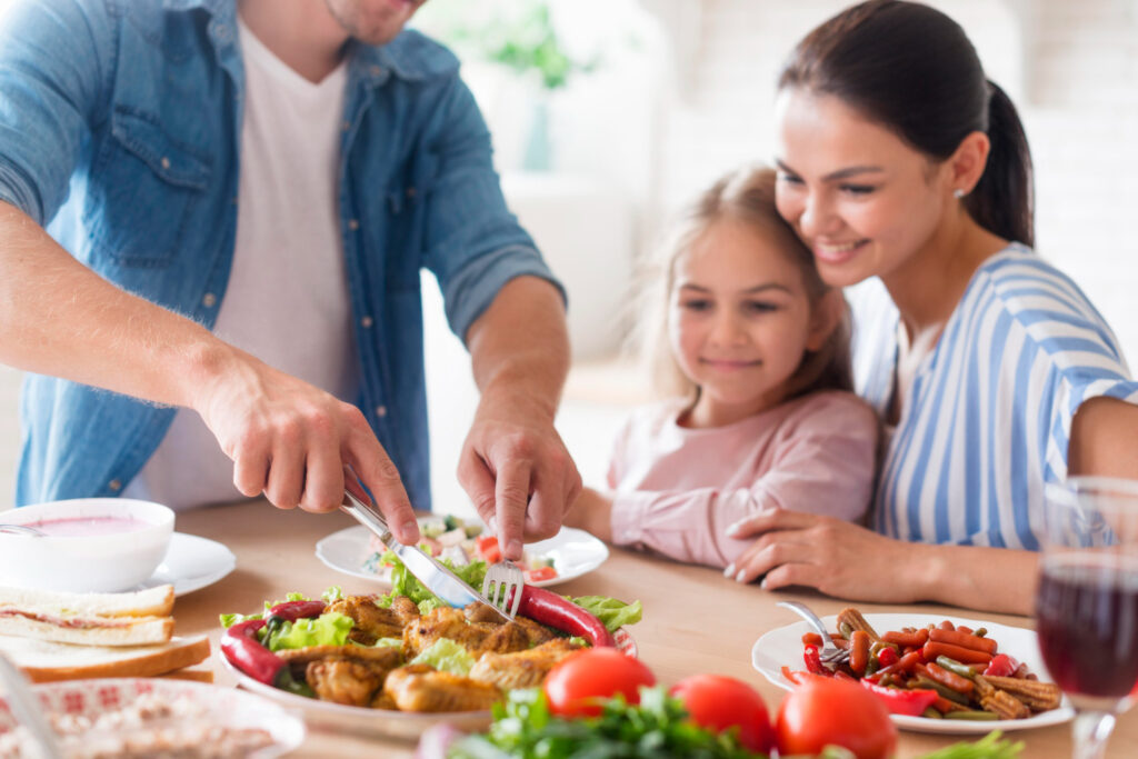 cenar en familia